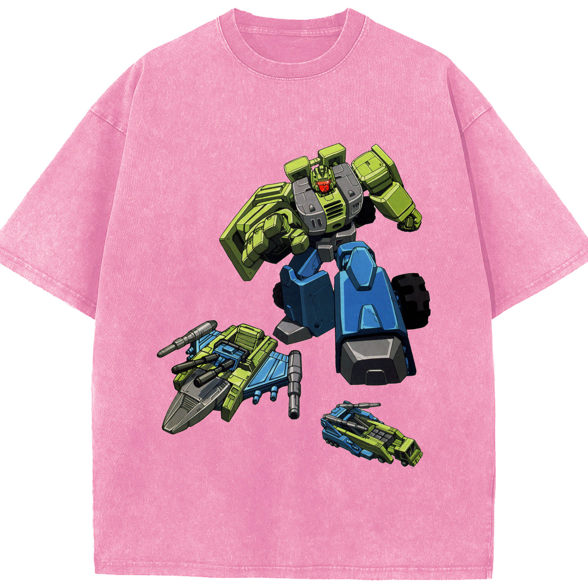 （画像用）  綿100% ヴィンテージ風 半袖Tシャツ（フロントプリント）